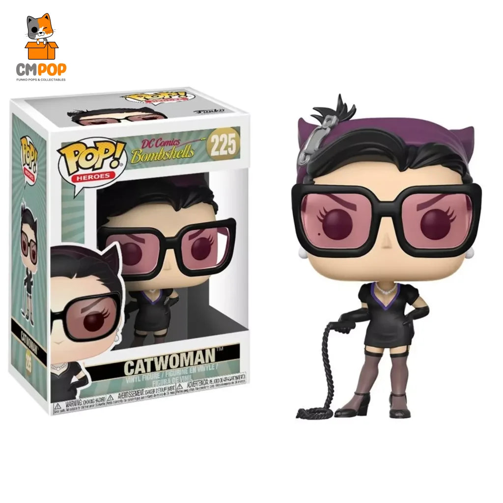 Catwoman - #225 Funko Pop! -Heroes Dc Comics Bombshells Exclusive Pop