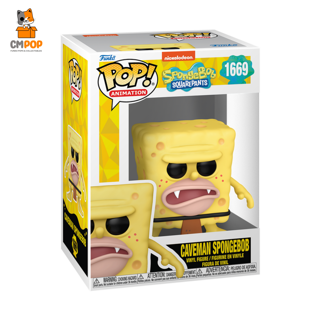 Caveman Spongebob -#1669 - Funko Pop! Squarepants Misc