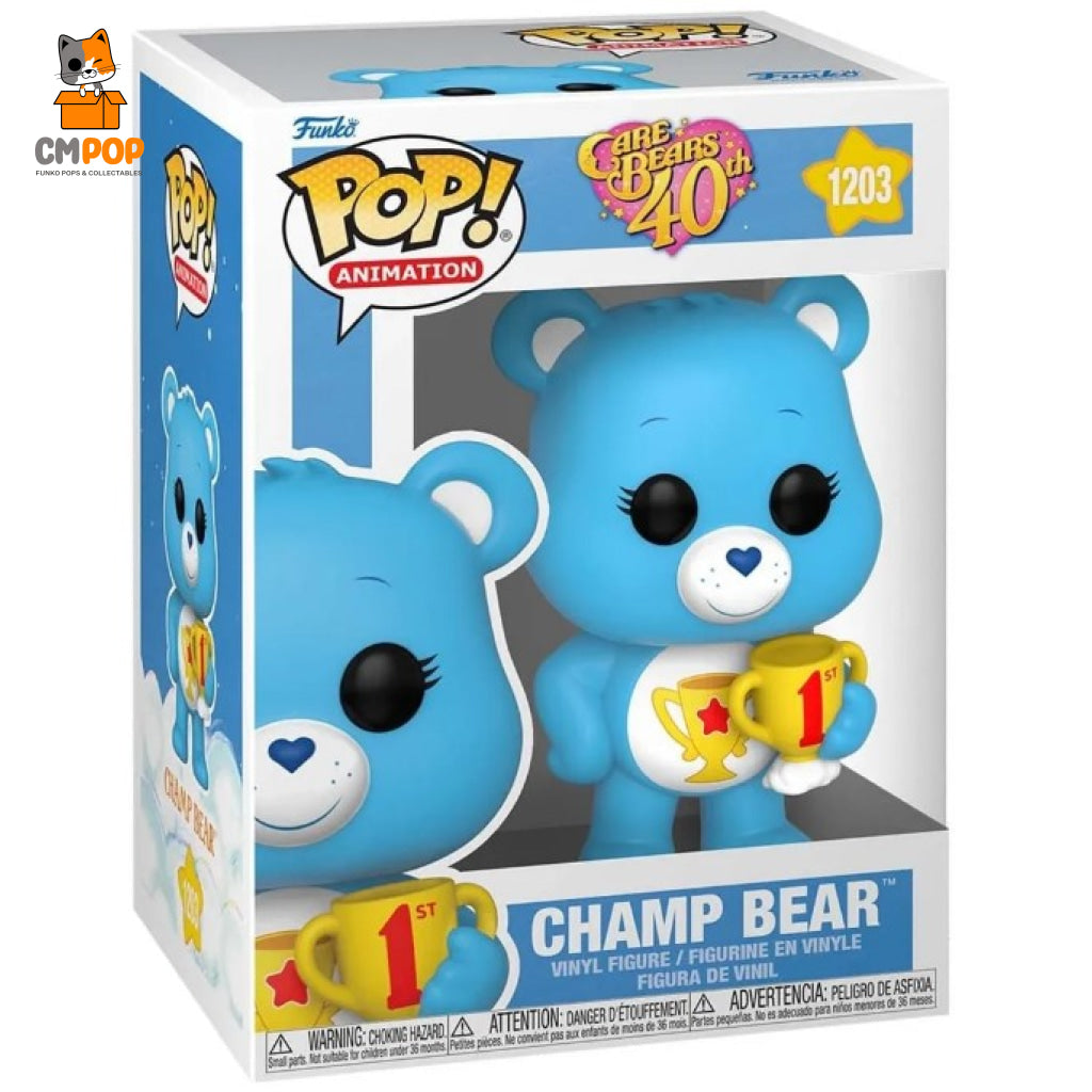 Champ Bear- #1203 - Funko Pop! Care Bears 40Th Pop