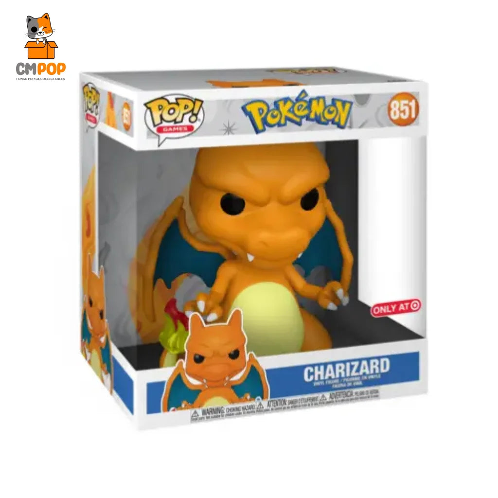 Charizard - #851 Funko Pop! Games Pokémon Target Exclusive Jumbo Pop