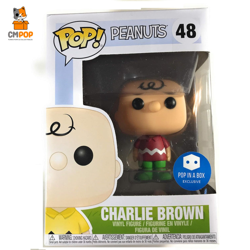 Charlie Brown - #48- Funko Pop! Peanuts Pop In A Box