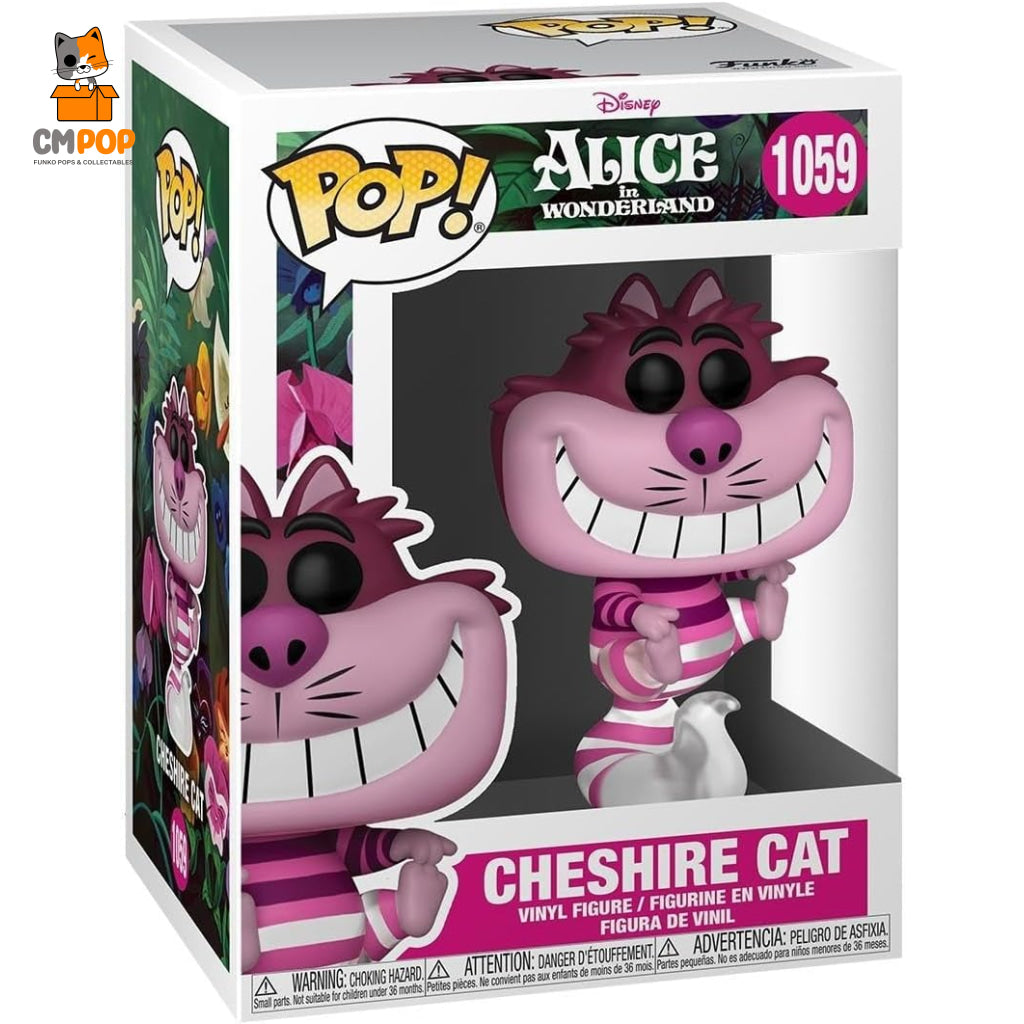 Cheshire Cat - #1059 Funko Pop! Disney Alice In Wonderland 70Th Anniversary Pop