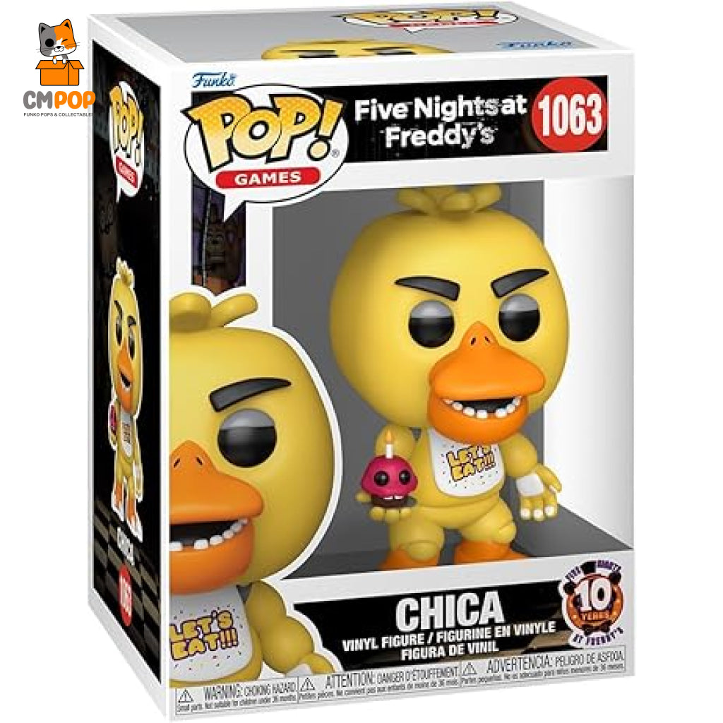 Chica - #1063 Funko Pop! Games Five Nights At Freddie’s Pop