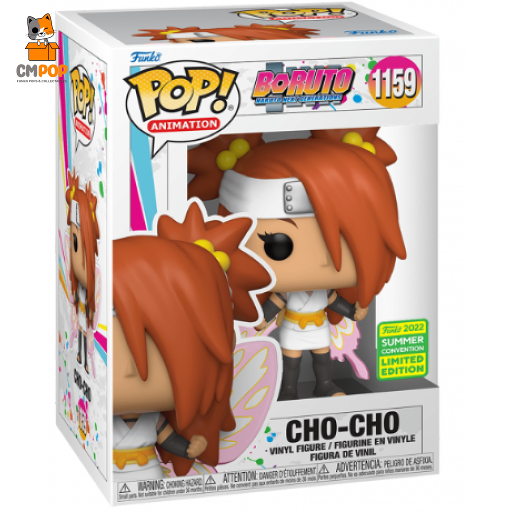 Cho-Cho - #1159 Funko Pop! Boruto -2022 Summer Convention Limited Edition Pop