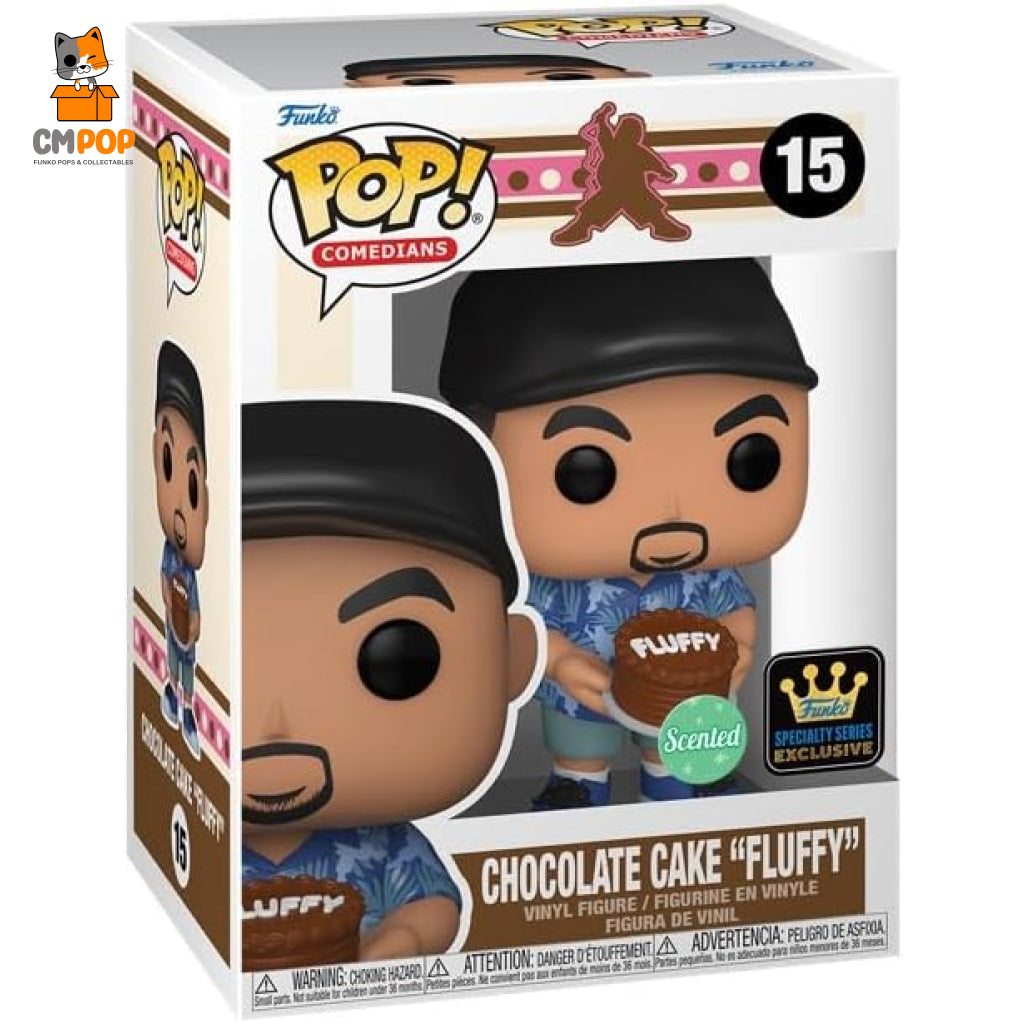 Chocolate Cake ’Fluffy’ - #15 Funko Pop! Comedians Scented Speciality Series Exclusive Pop