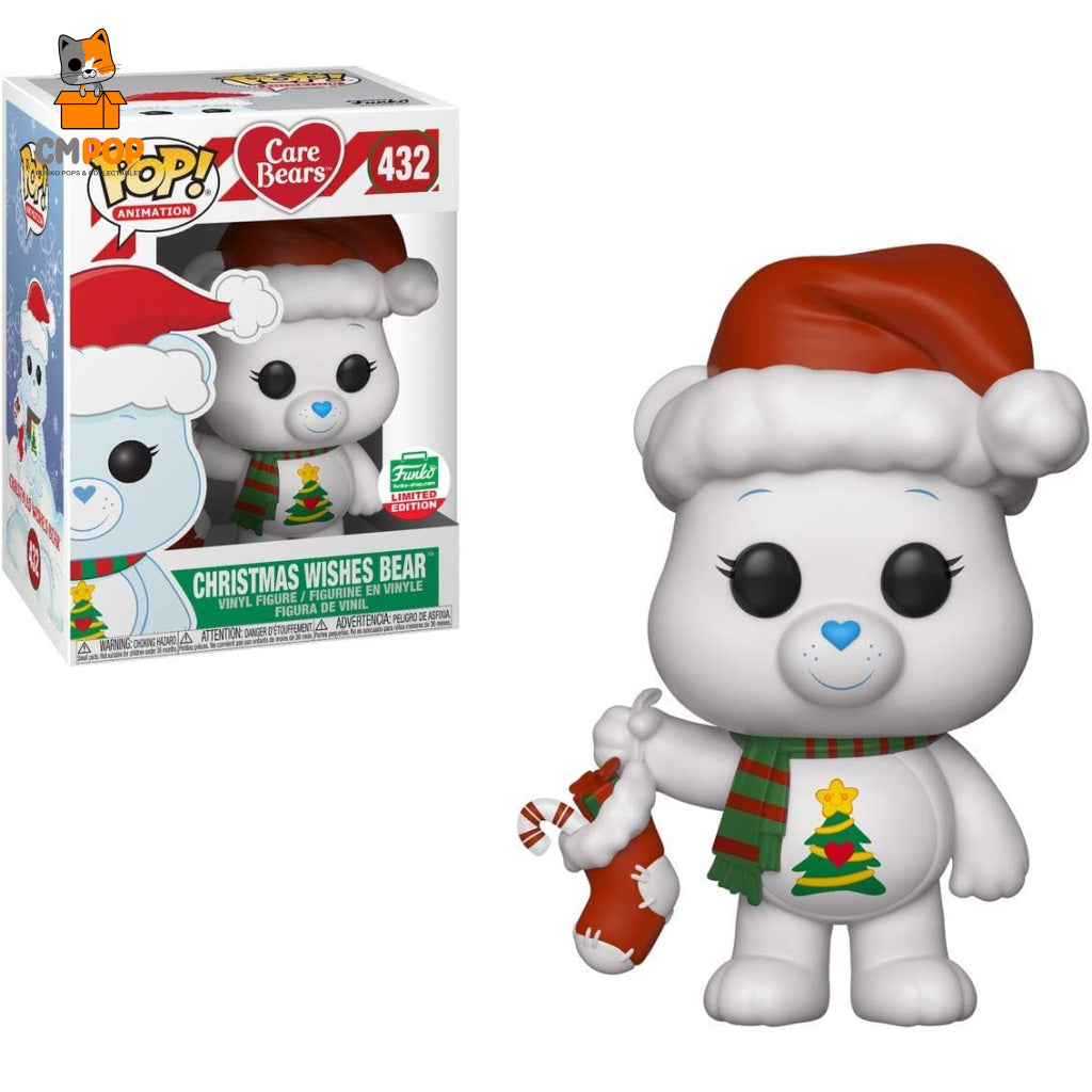 Christmas Wishes Bear - #432 Funko Pop! Animation Care Bears Limited Edition Pop