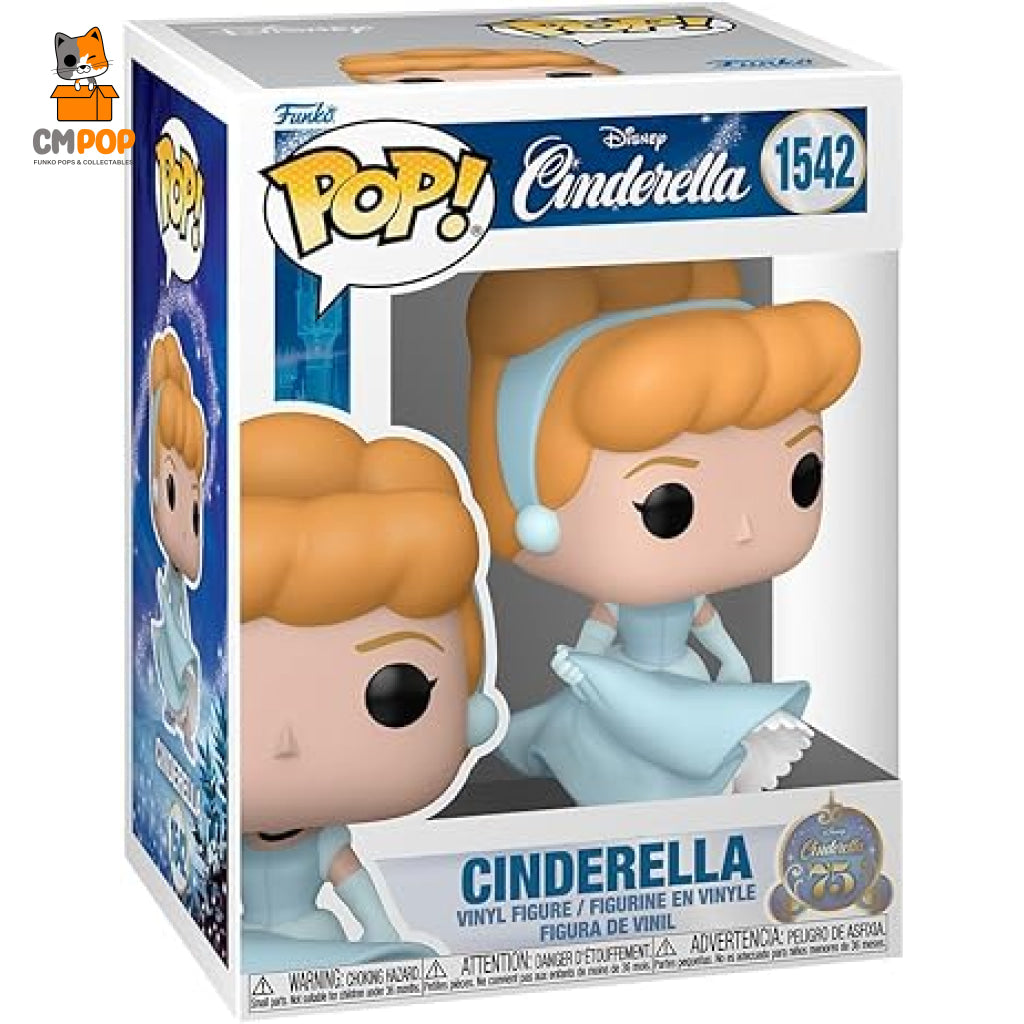 Cinderella - #1542 Funko Pop! -Disney Cinderella’s 75Th Pop