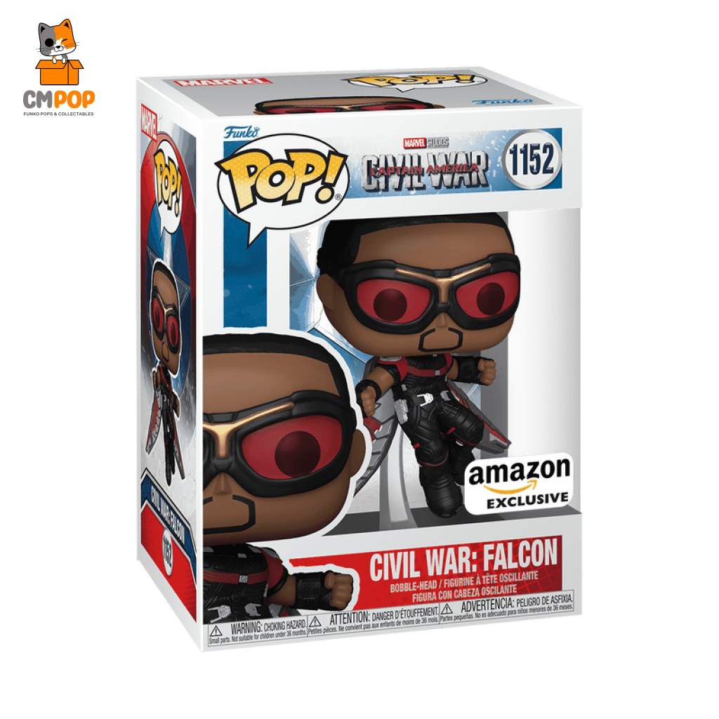 Civil War: Falcon - #1152 Funko Pop! Marvel Captain America War