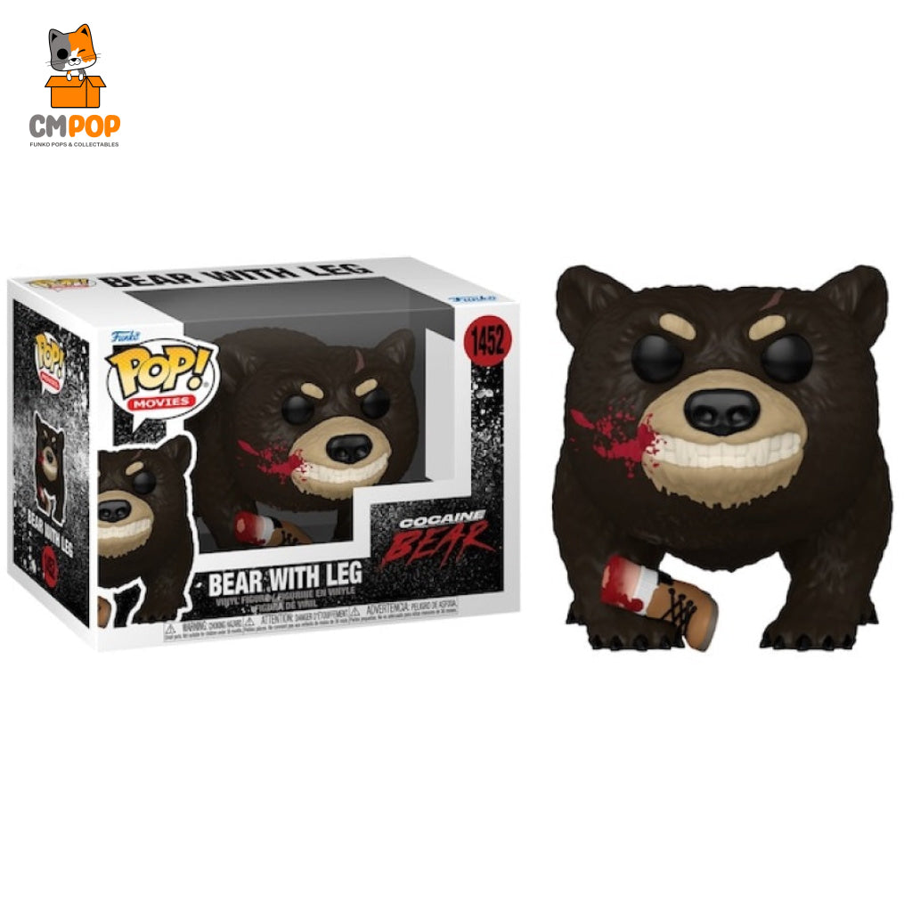 Cocaine Bear With Leg - #1452 Funko Pop! Movies Pop