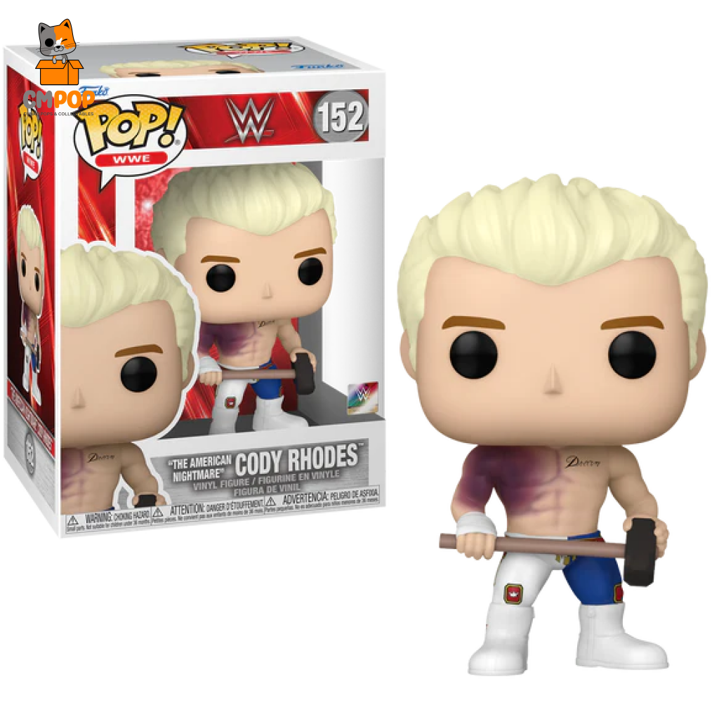 Cody Rhodes - #152 Funko Pop! Wwe Pop