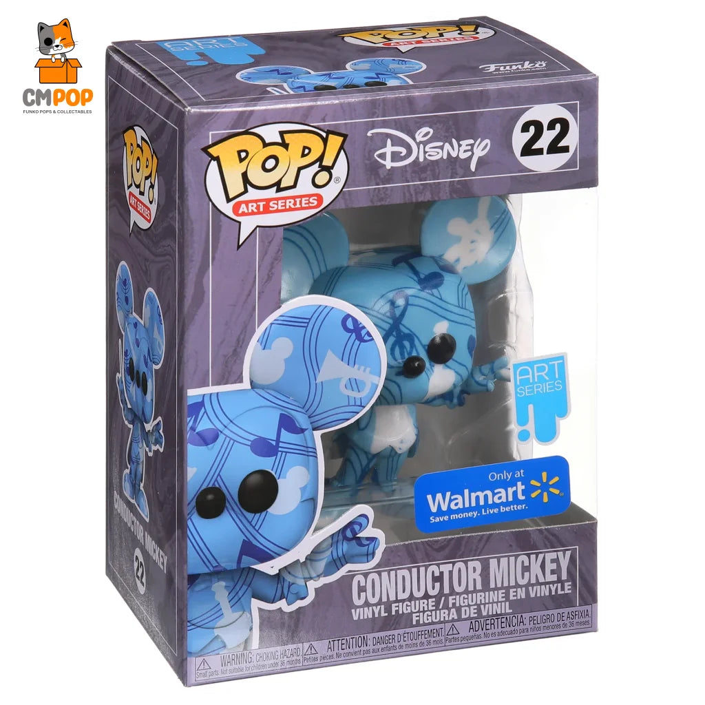 Conductor Mickey - #22 Funko Pop! Art Series Disney Walmart Exclusive Pop