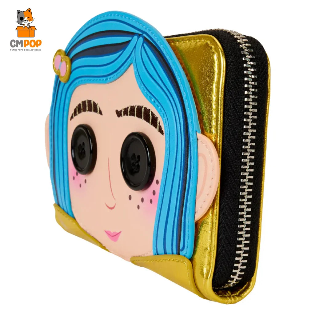 Coraline 15Th-Anniversary Doll Cosplay Zip Around Wallet - Loungefly