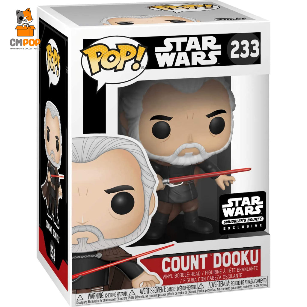 Count Dooku - #233 Funko Pop! Star Wars Smugglers Bounty Exclusive Pop