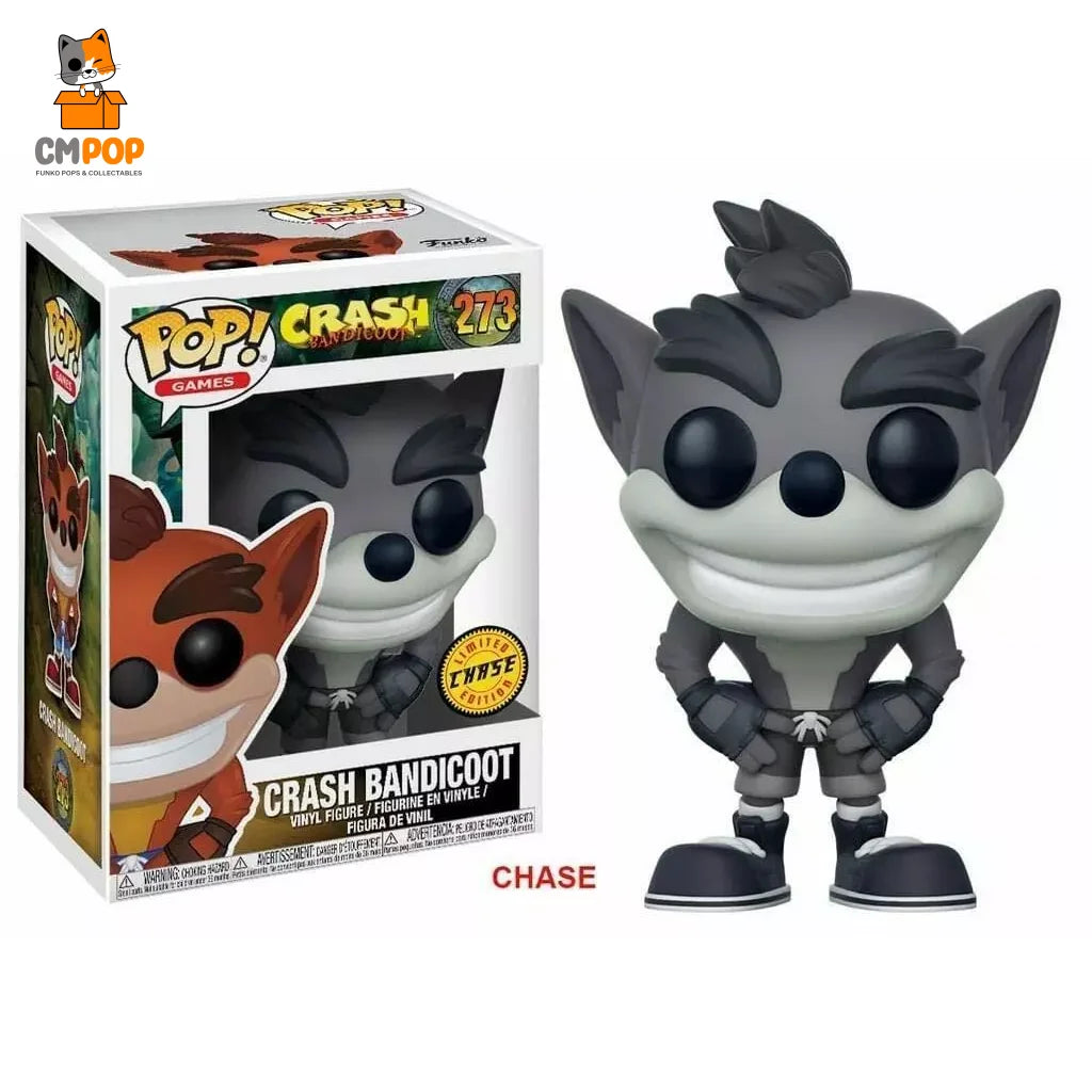 Crash Bandicoot - #273 Funko Pop! Games Chase Limited Edition Pop