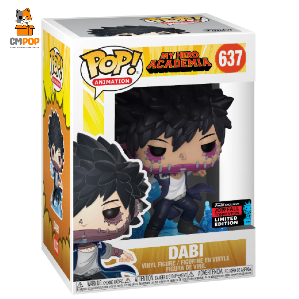 Dabi My Hero Academia - #637 Funko Pop! 2019 Fall Convention Limited Edition Pop