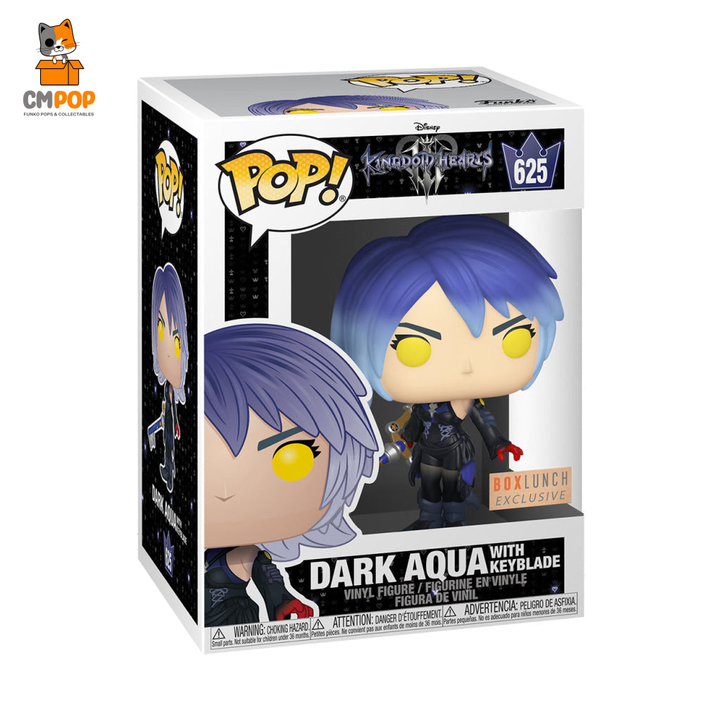 Dark Aqua - #625 Funko Pop! Disney Kingdom Hearts Box Lunch Exclusive