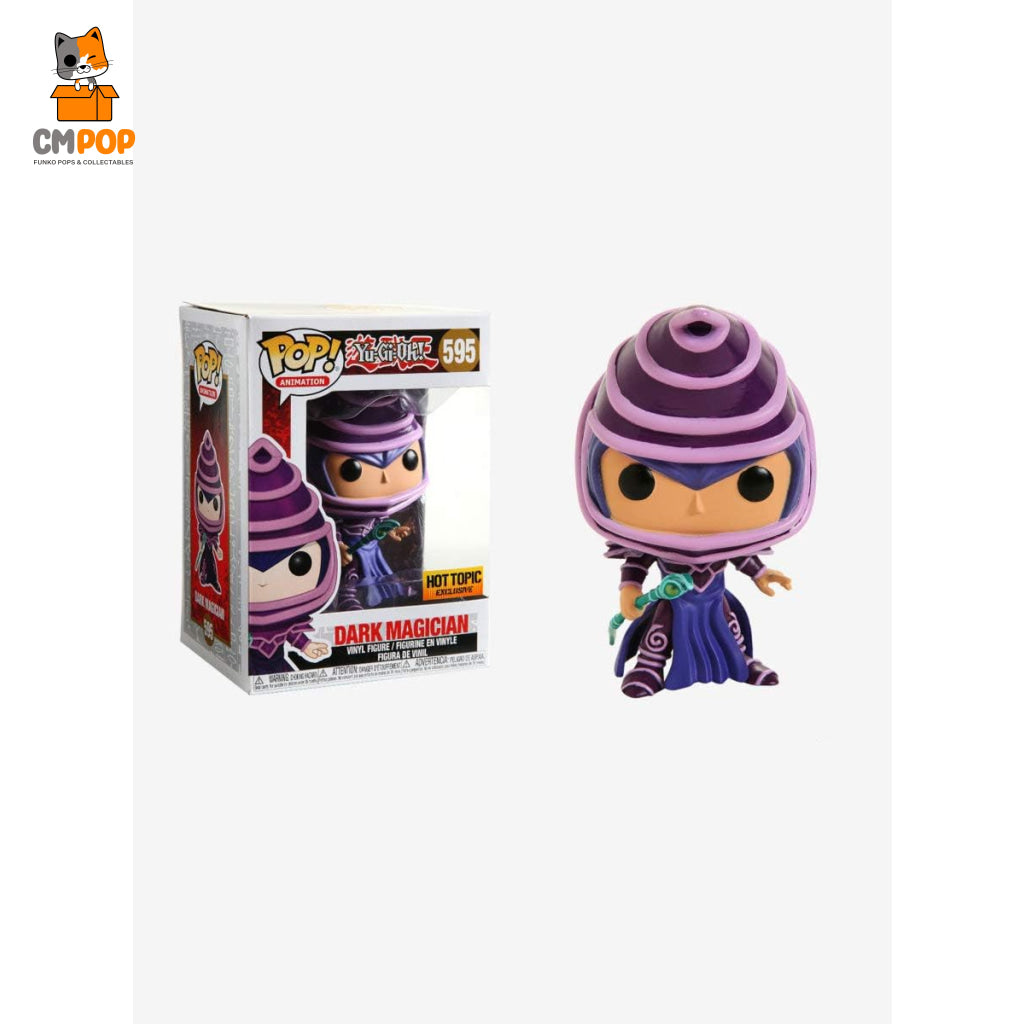 Dark Magician - #595 Funko Pop! Animation Yu-Gi-Oh Hot Topic Exclusive Pop