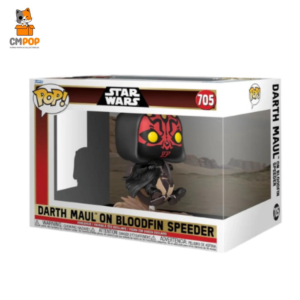 Darth Maul On Bloodfin Speeder - #705 Funko Pop! Rides Star Wars Pop