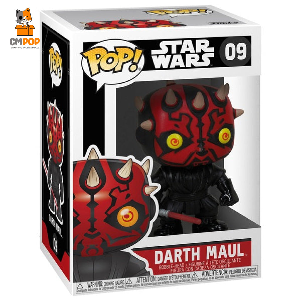 Darth Maul - Vinyl Bobble-Head #09 Funko Pop! Star Wars Pop