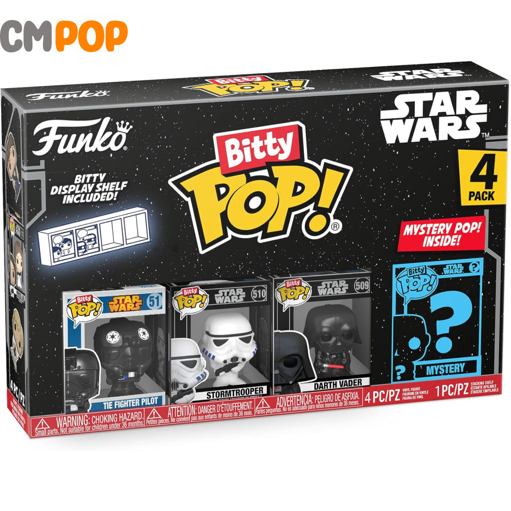 Darth Vadar Stormtrooper The Fighter Pilot - Bitty Funko Pop! - Star Wars - Mystery Pop Funko Pop