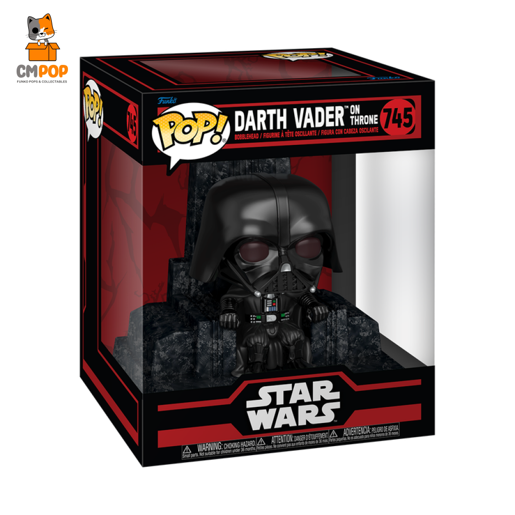 Darth Vader On Throne - #745- Funko Pop! Deluxe Star Wars Pop