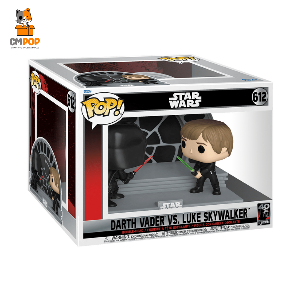 Darth Vader Vs Luke Skywalker - #612 Funko Pop! Moment Starwars Pop