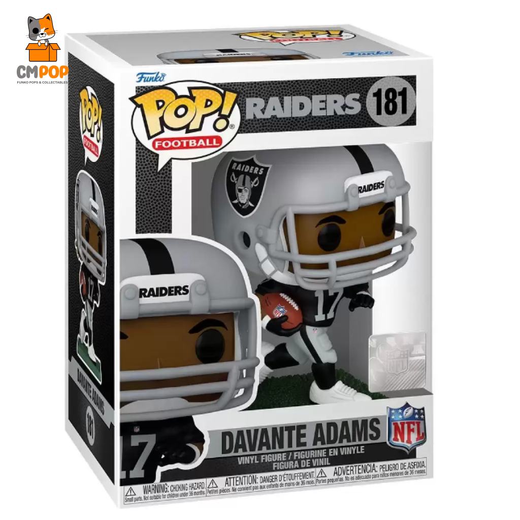 Raiders - Davante Adams #181 Funko Pop! Nfl Sports Pop