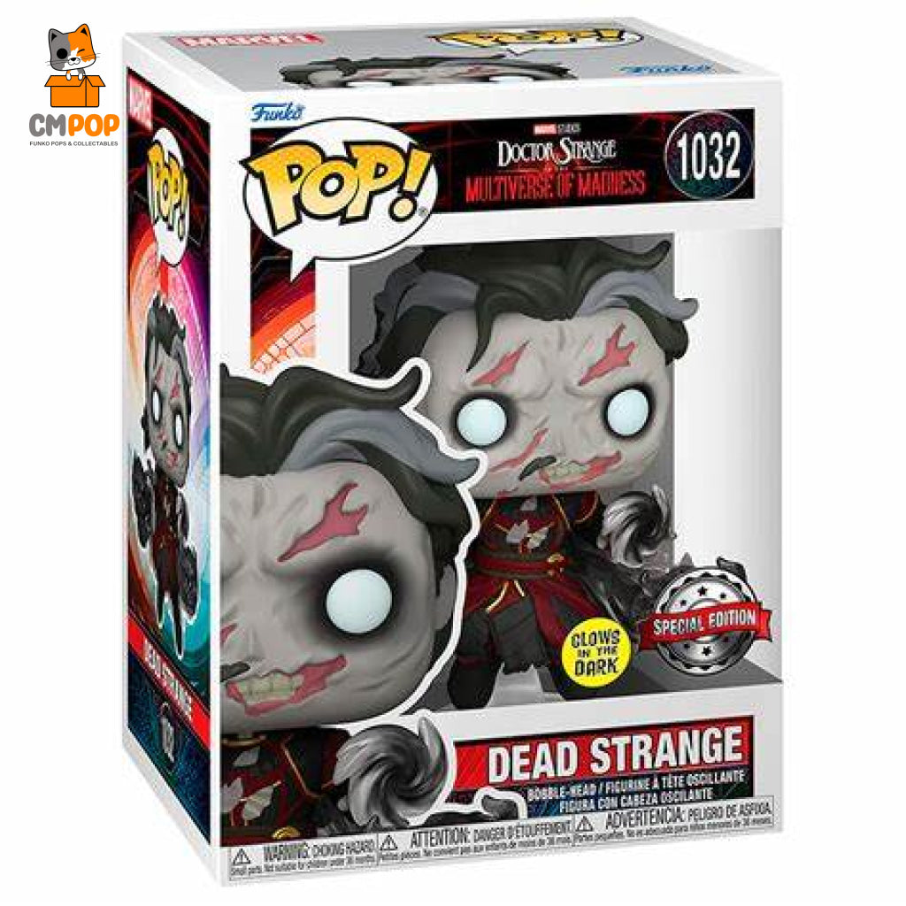 Dead Strange - #1032 Funko Pop! Marvel Doctor Is The Multiverse Of Madness Glows In Dark Special