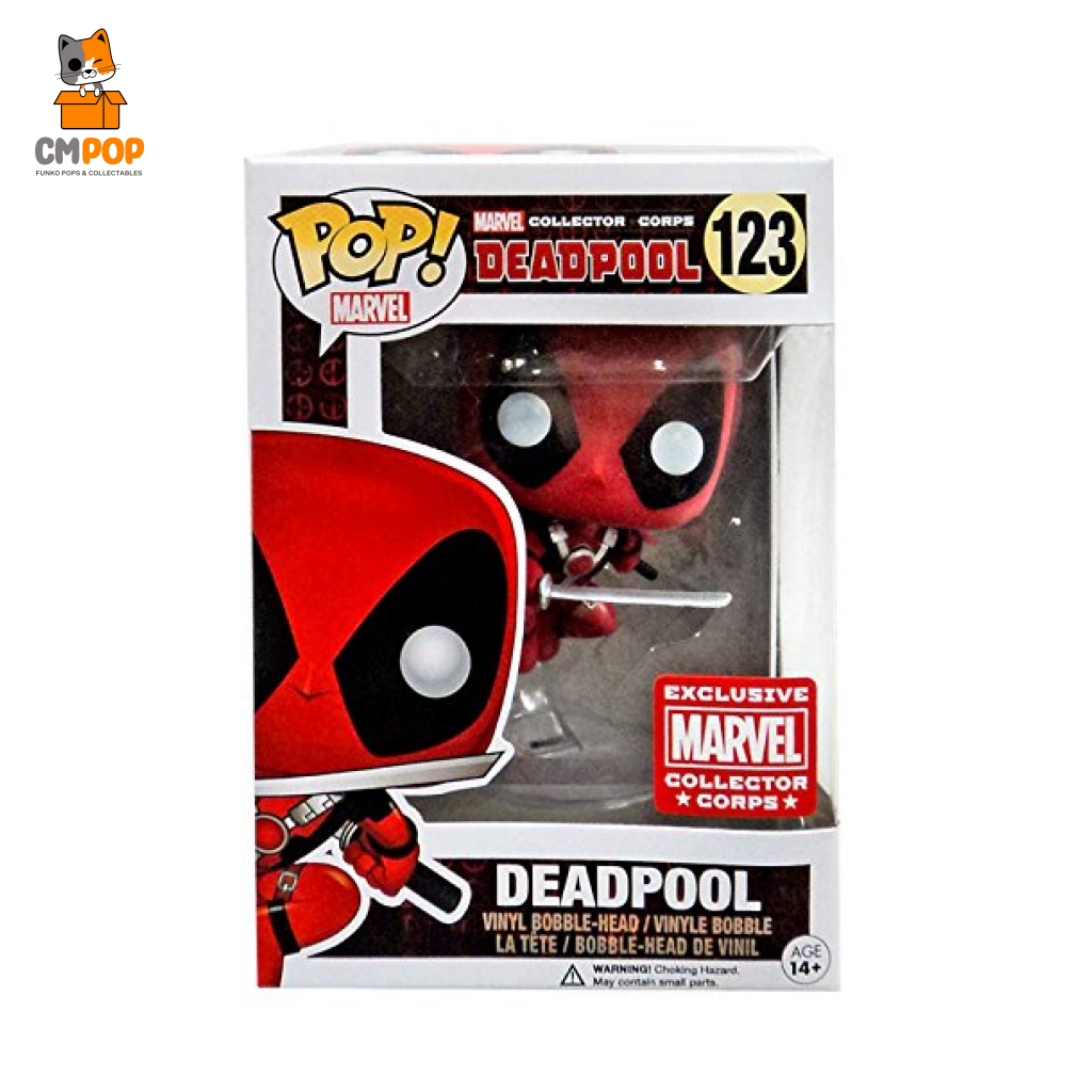 Deadpool - #123 Funko Pop! Marvel Collector Corps Exclusive Pop