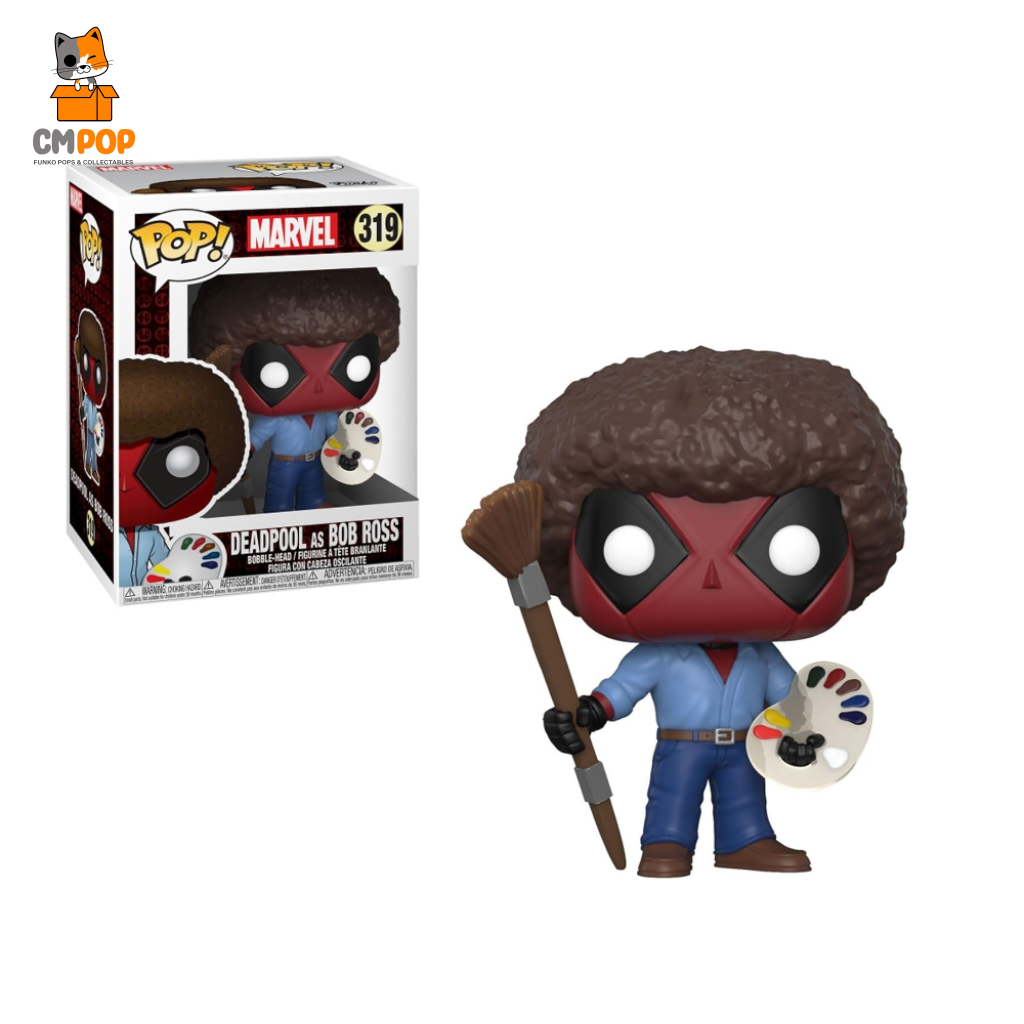 Deadpool As Bob Ross - #319- Funko Pop! Marvel Pop