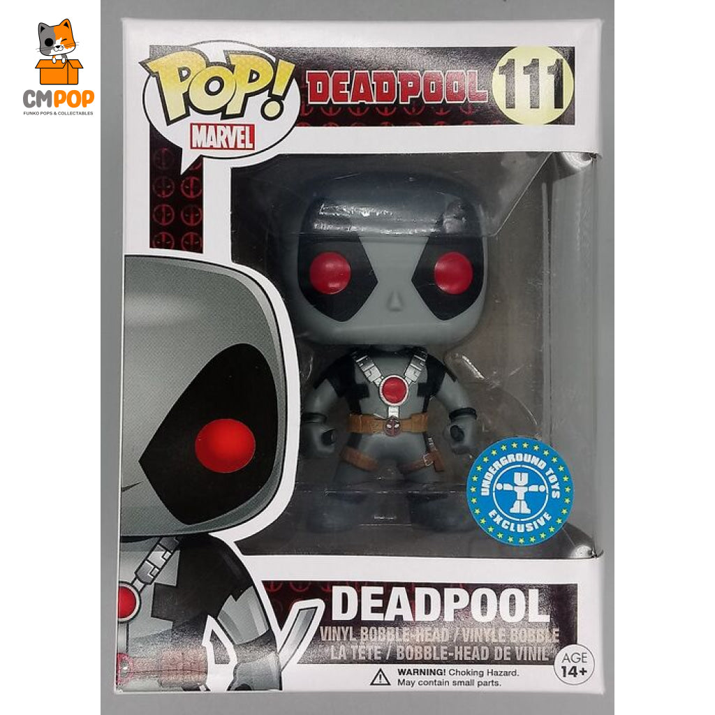 Deadpool (Grey) - #111 Funko Pop! Marvel Underground Toys Exclusive Pop