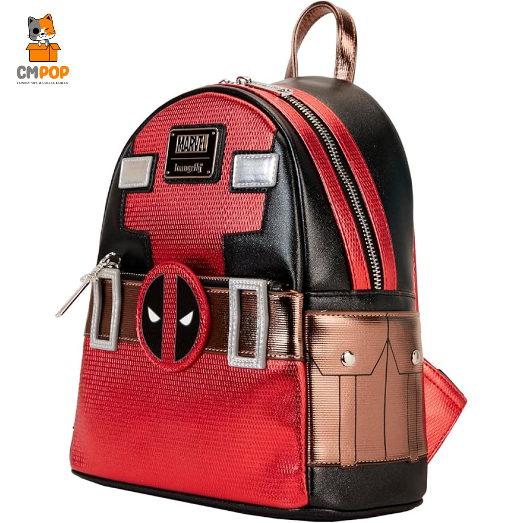 Deadpool Metallic Collection Cosplay Mini Backpack - Loungefly