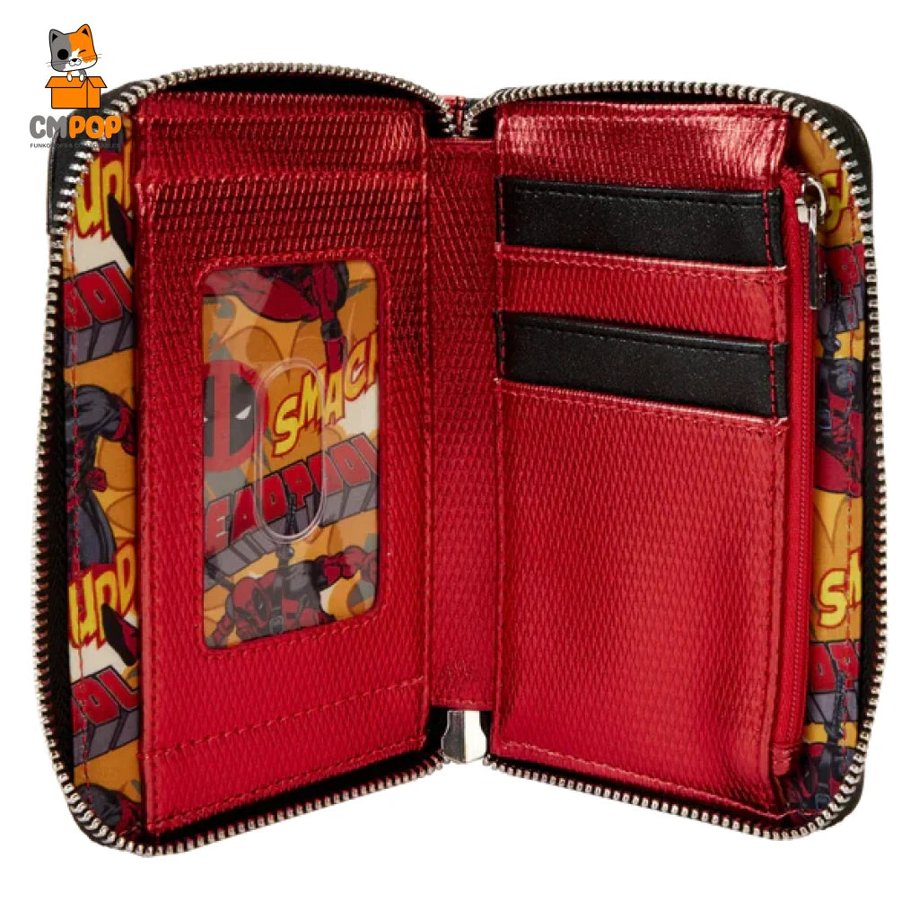 Deadpool Metallic Collection Cosplay Wallet - Loungefly