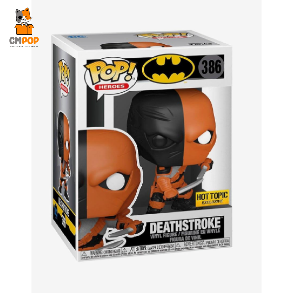 Deathstroke - #386 Funko Pop! Hot Topic Exclusive Dc Pop