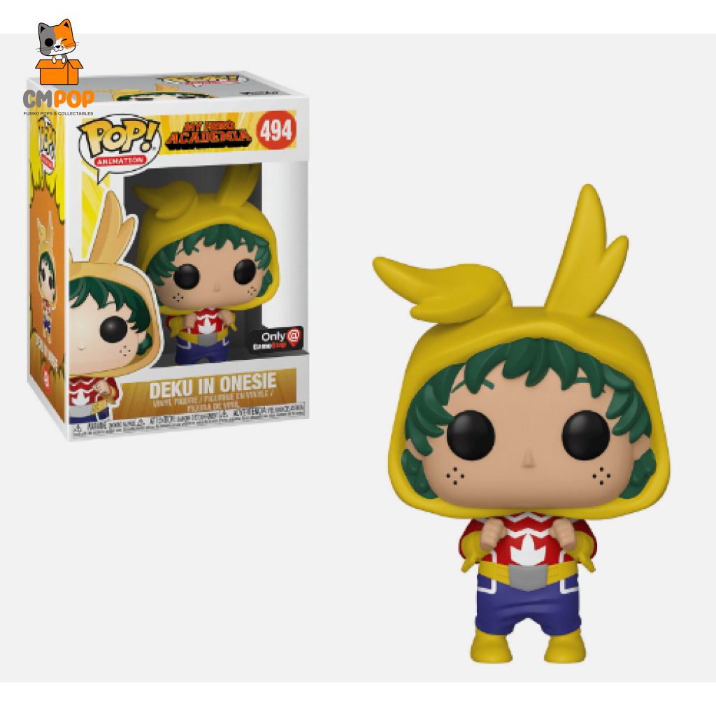 Deku In Onesie - #494 My Hero Academia Game Stop Exclusive Funko Pop