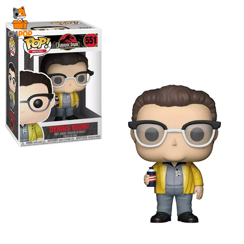 Dennis Nedry - #551 Funko Pop! Movies Jurassic Park Pop