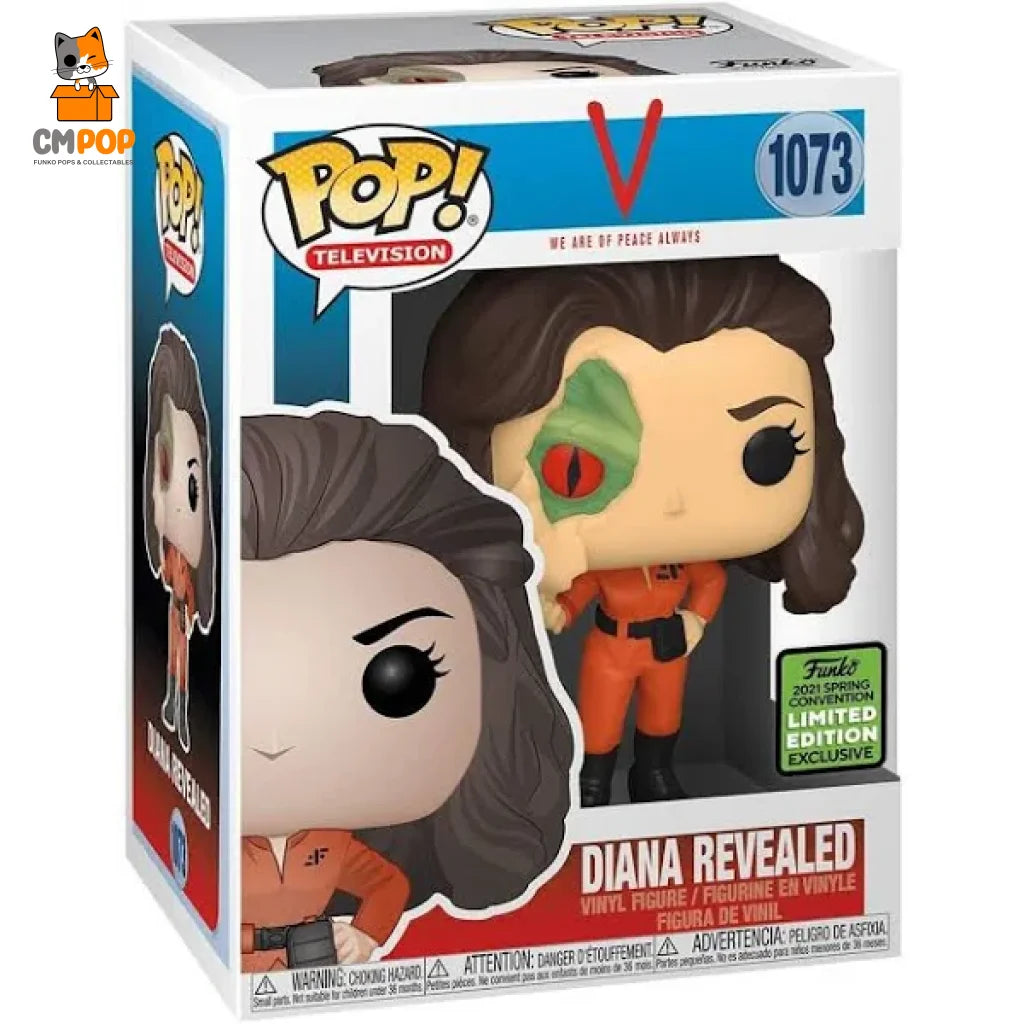 Diana Revealed - #1073 Funko Pop! Television V 2021 Spring Convention Limited Edition Exclusive