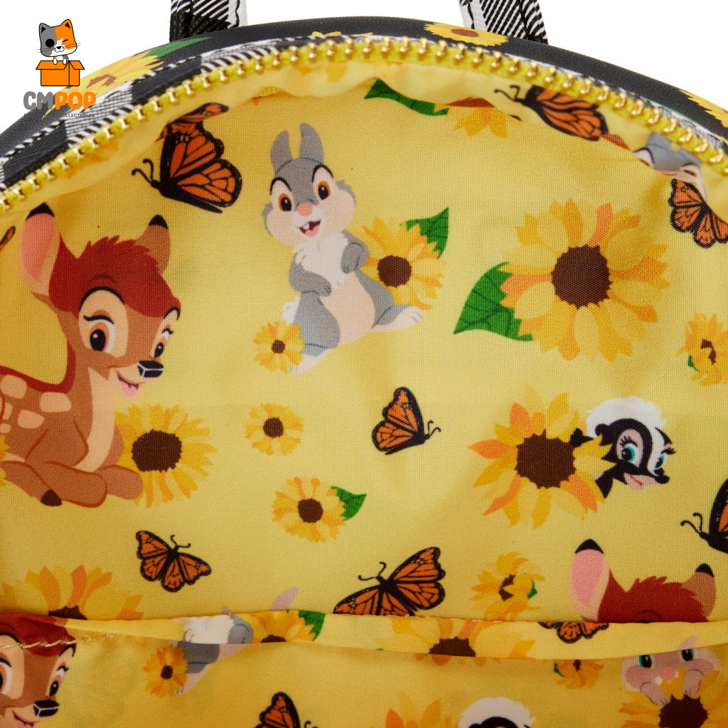 Disney Bambi Sunflower Friends Mini Backpack - Loungefly