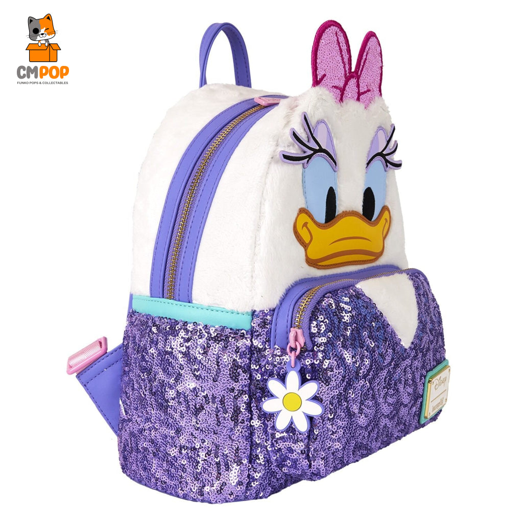 Disney Daisy Duck Plush Mini Backpack - Loungefly Loungefly