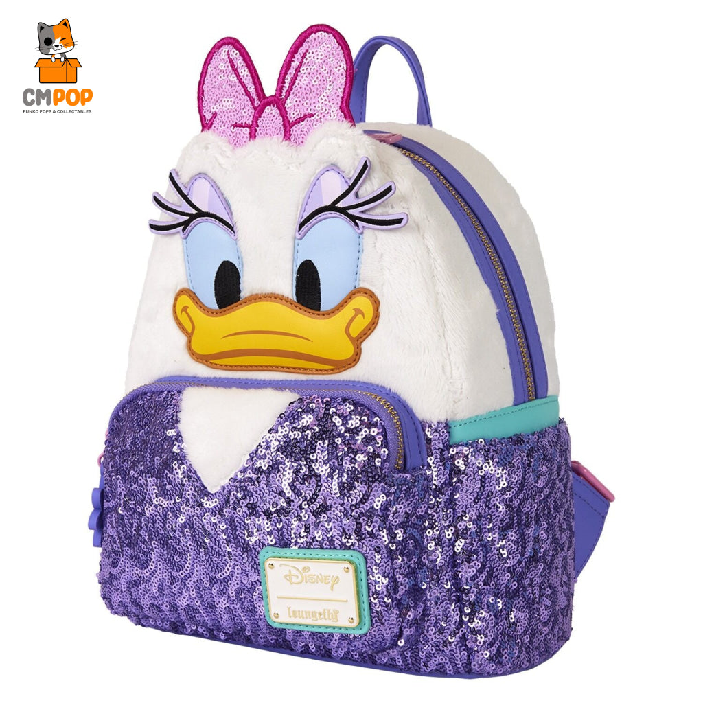 Disney Daisy Duck Plush Mini Backpack - Loungefly Loungefly