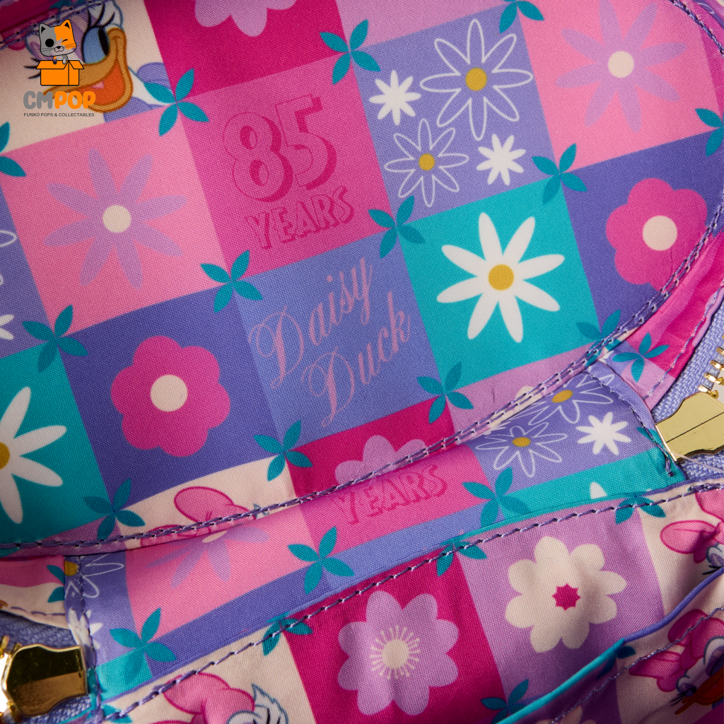 Disney Daisy Quilted Crossbody Bag - Loungefly Loungefly