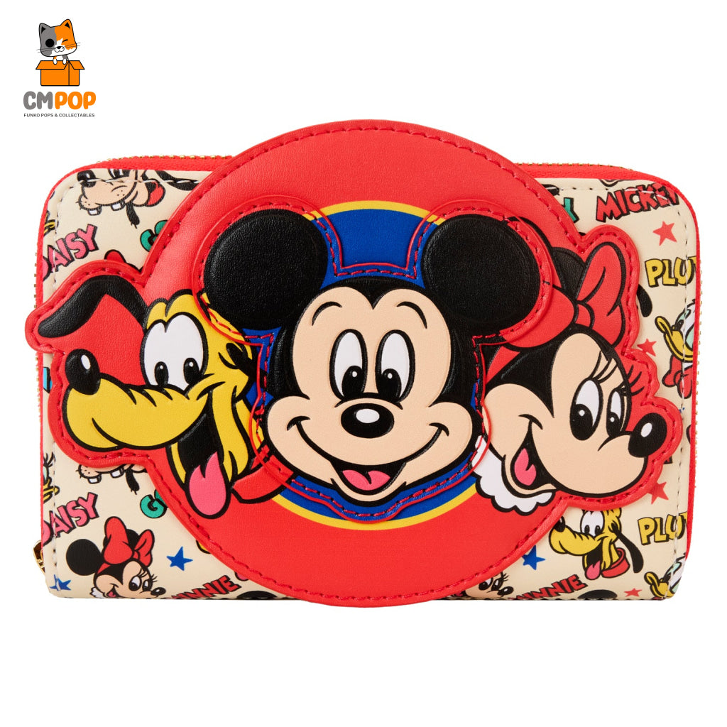 Disney Mickey And Friends Classic Zip Around Wallet - Loungefly