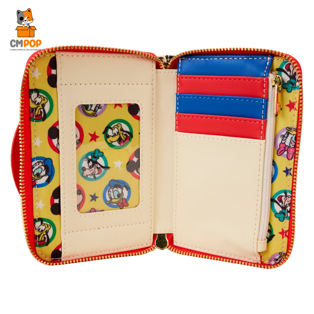 Disney Mickey And Friends Classic Zip Around Wallet - Loungefly