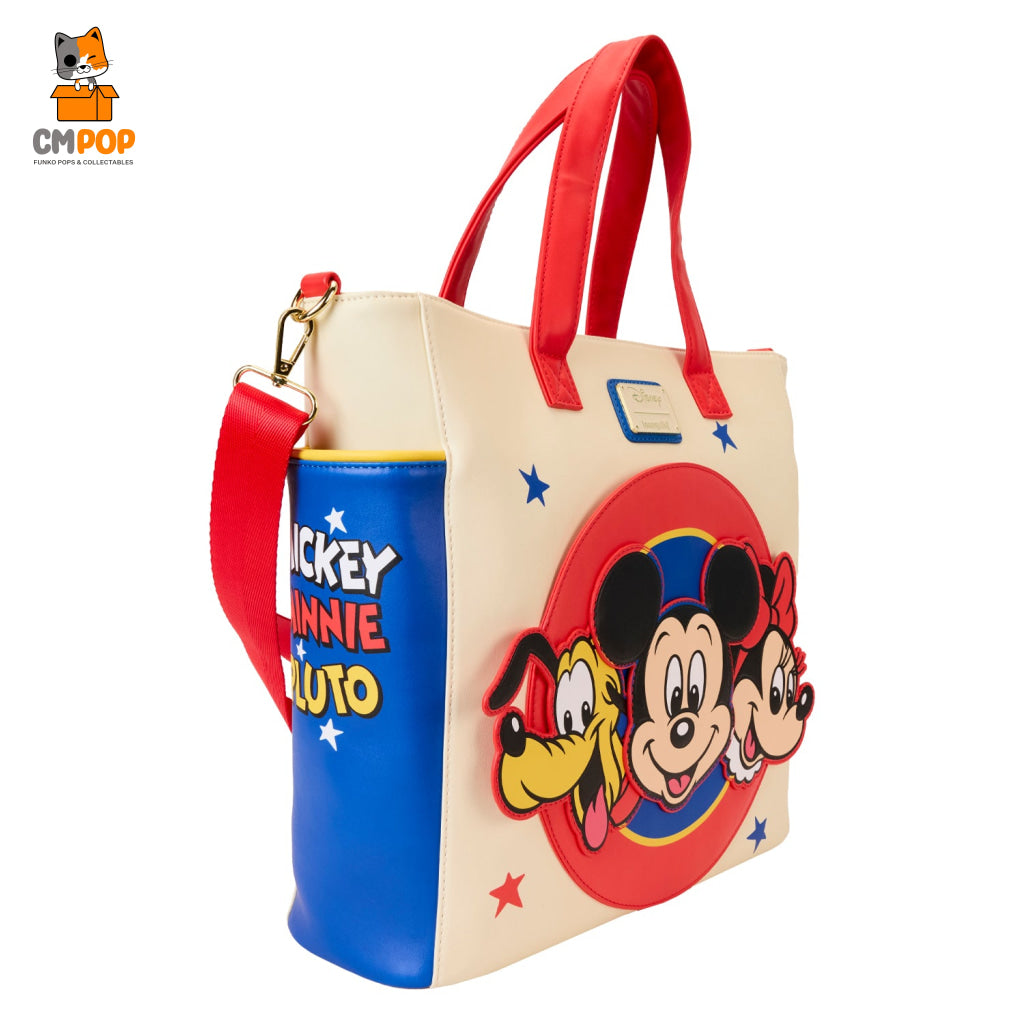 Disney Mickey And Friends Convertible Backpack Tote Bag - Loungefly