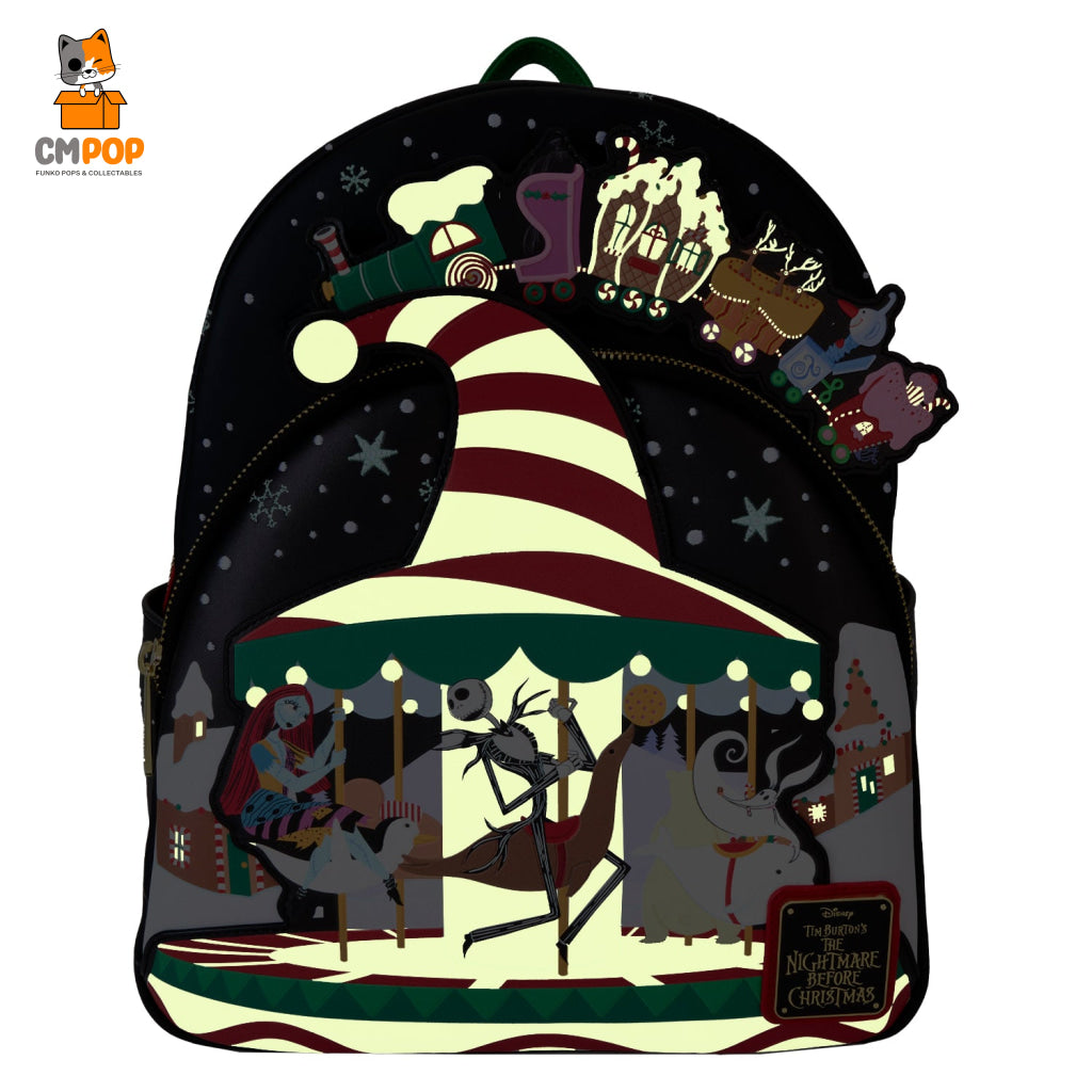 Disney Nightmare Before Christmas Journey To Town Mini Backpack - Loungefly