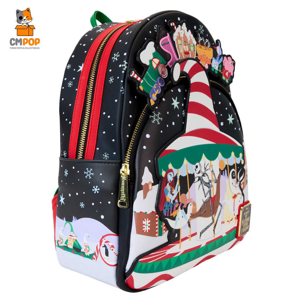 Disney Nightmare Before Christmas Journey To Town Mini Backpack - Loungefly