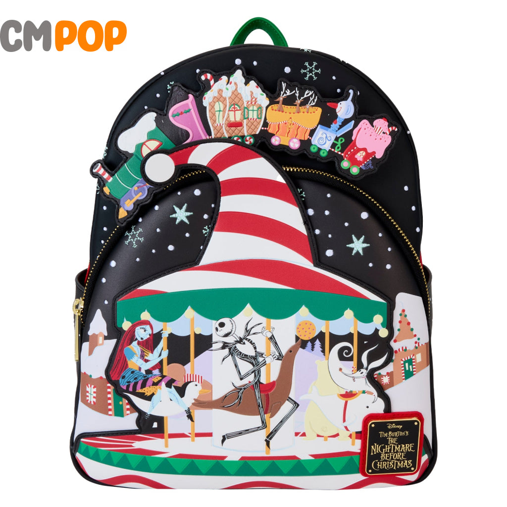 Disney Nightmare Before Christmas Journey To Town Mini Backpack - Loungefly