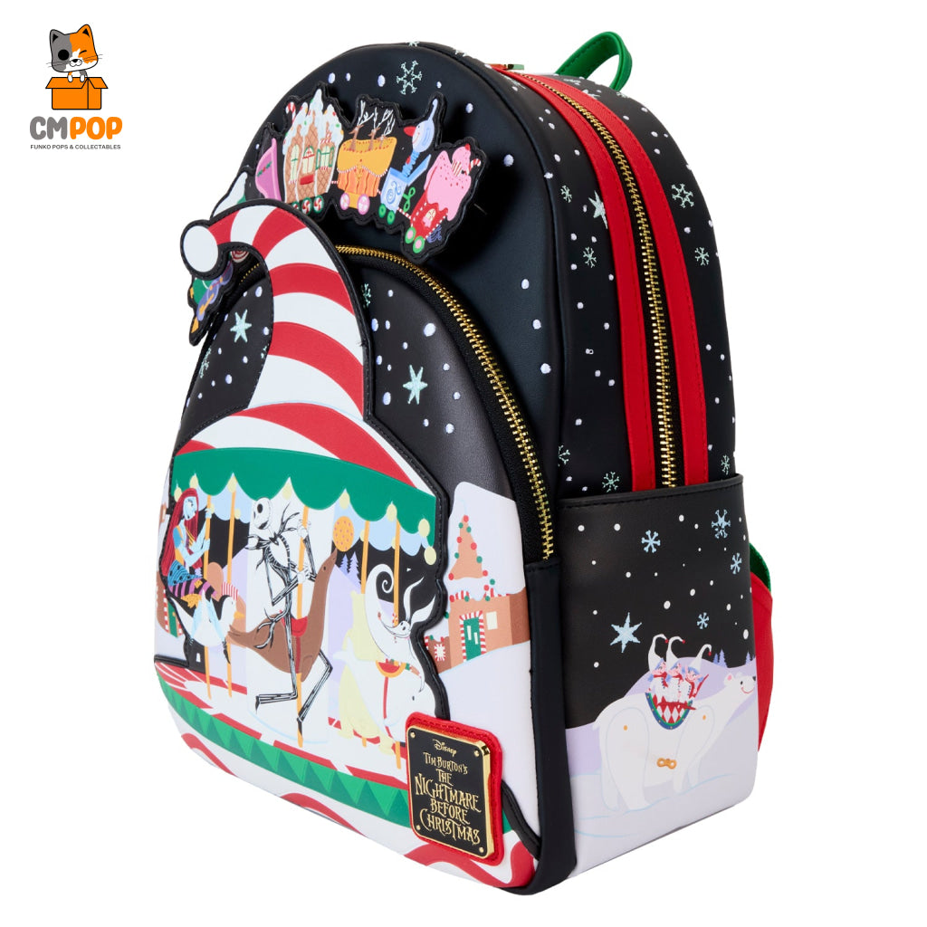 Disney Nightmare Before Christmas Journey To Town Mini Backpack - Loungefly