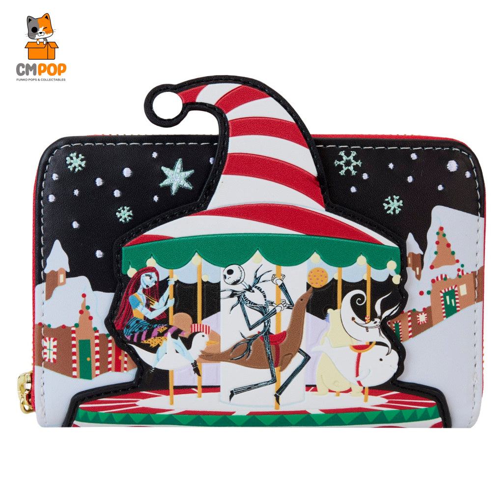 Disney Nightmare Before Christmas Journey To Town Zip Around Wallet - Loungefly