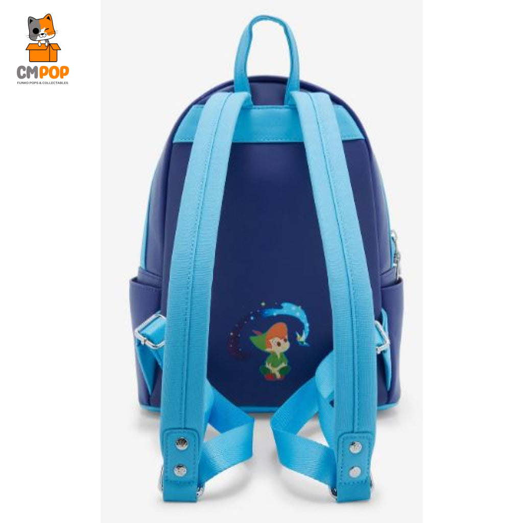 Disney Peter Pan Nighttime Flight Glow-In-The-Dark - Boxlunch Exclusive Loungefly Mini Backpack